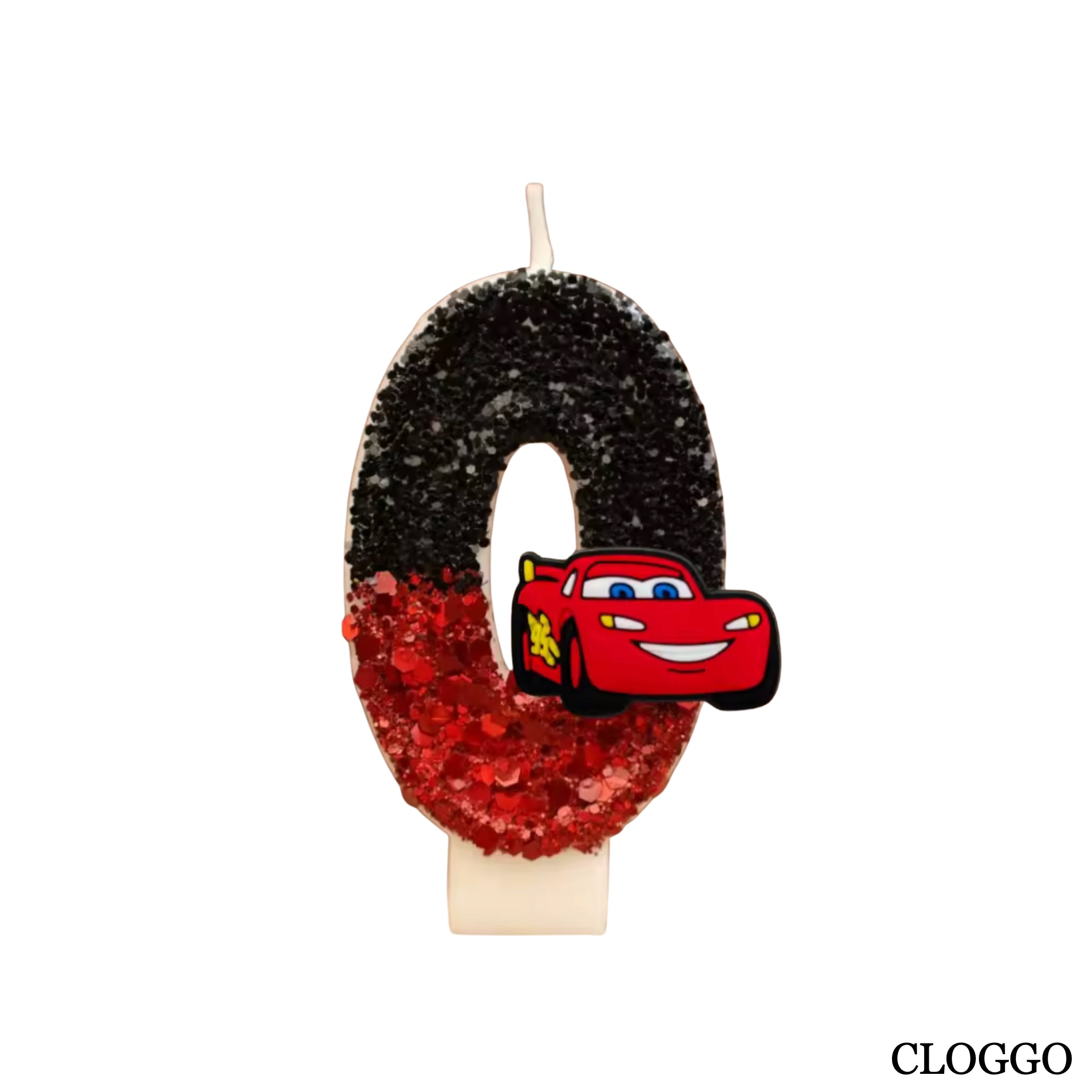 Vela Cumpleaños Rayo McQueen - Números del 0 al 9