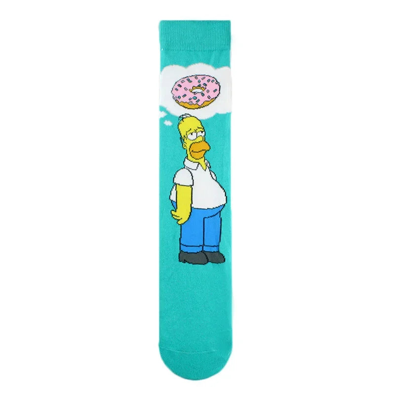 Calcetines de Los Simpsons - Unisex - Talla Única