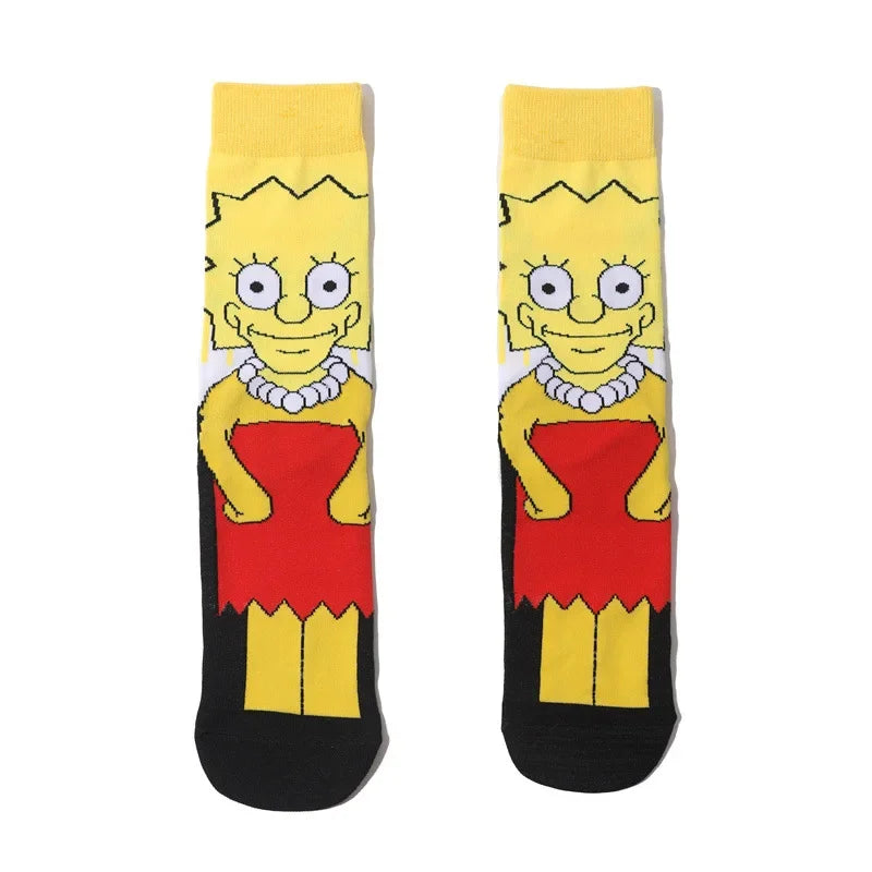 Calcetines de Los Simpsons - Unisex - Talla Única