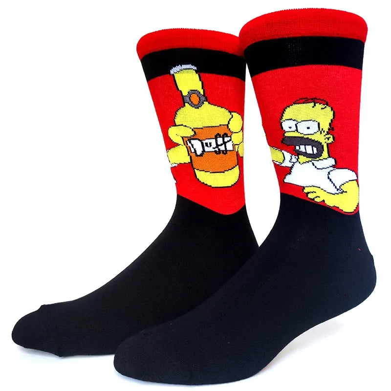 Calcetines de Los Simpsons - Unisex - Talla Única