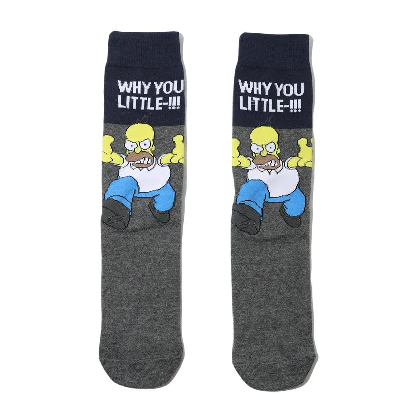 Calcetines de Los Simpsons - Unisex - Talla Única