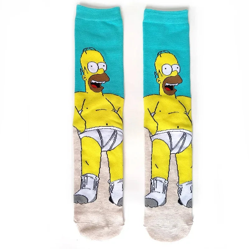 Calcetines de Los Simpsons - Unisex - Talla Única
