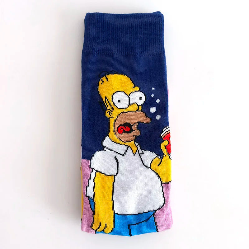 Calcetines de Los Simpsons - Unisex - Talla Única