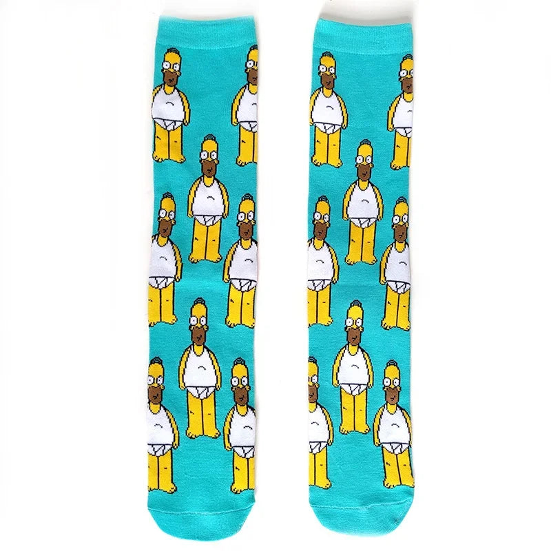 Calcetines de Los Simpsons - Unisex - Talla Única