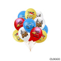 Pack 10 Globos Látex Cars - Decoración Cumpleaños McQueen - Fiesta Niños