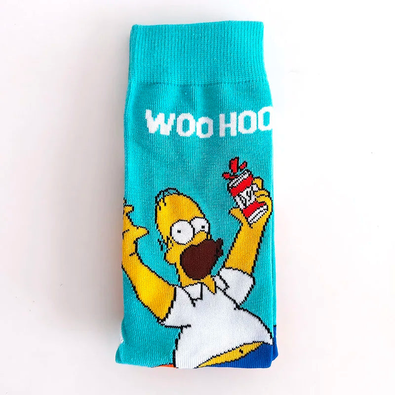 Calcetines de Los Simpsons - Unisex - Talla Única