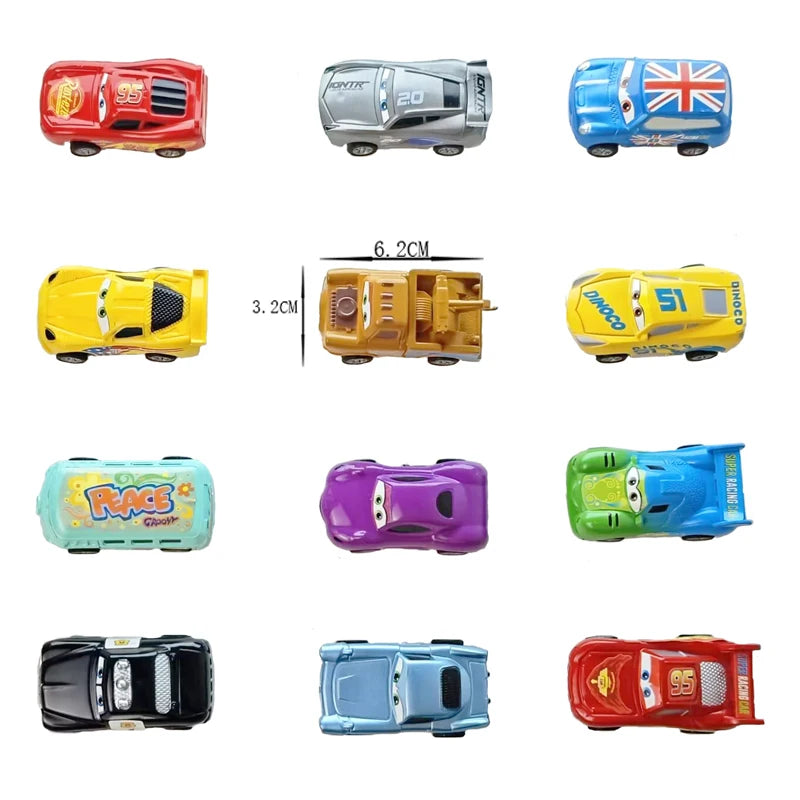 Set 12 Coches Cars - Colección