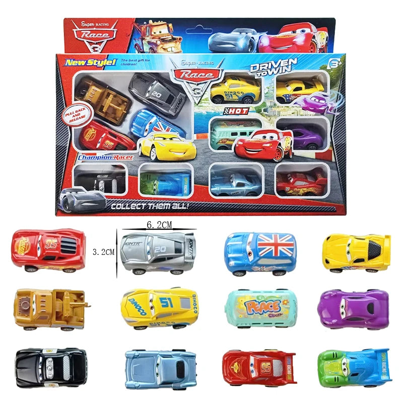 Set 12 Coches Cars - Colección