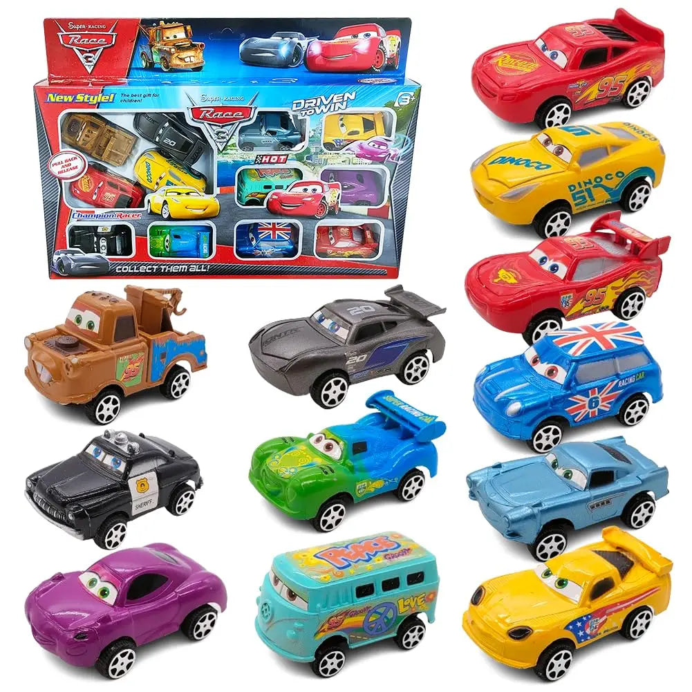 Set 12 Coches Cars - Colección