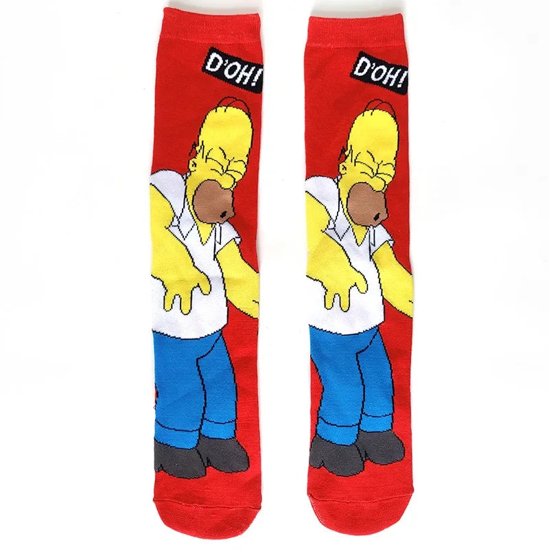 Calcetines de Los Simpsons - Unisex - Talla Única